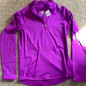 Justice Girls Pull Over Quarter Zip Light Weight New With Tags
